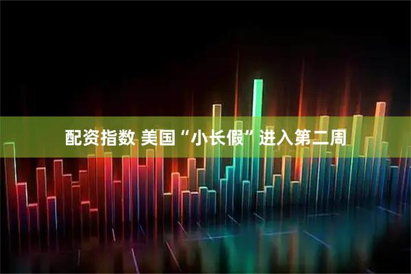 配资指数 美国“小长假”进入第二周